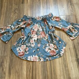 Floral Off-Shoulder Top